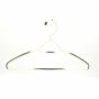 White Super Heavy Duty Plastic Hangers, Plastic Clothes Hangers Ideal for Everyday Use, Clothing Standard Hangers