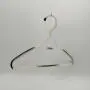 White Super Heavy Duty Plastic Hangers, Plastic Clothes Hangers Ideal for Everyday Use, Clothing Standard Hangers