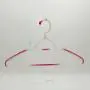 White Plastic Tubular Adult Hangers 16.5 Inch Light-Weight Plastic Hanger