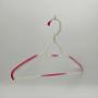 White Plastic Tubular Adult Hangers 16.5 Inch Light-Weight Plastic Hanger