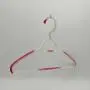 White Plastic Tubular Adult Hangers 16.5 Inch Light-Weight Plastic Hanger
