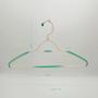 White Plastic Hangers for Clothes - Space Saving Notched Hangers - Durable and Slim - Shoulder Grooves