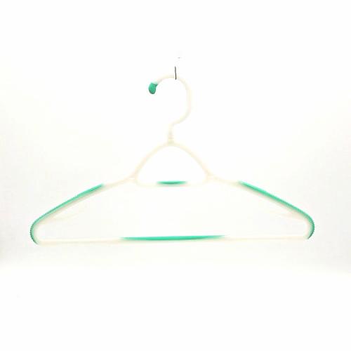 White Plastic Hangers for Clothes - Space Saving Notched Hangers - Durable and Slim - Shoulder Grooves