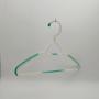 White Plastic Hangers for Clothes - Space Saving Notched Hangers - Durable and Slim - Shoulder Grooves