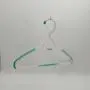 White Plastic Hangers for Clothes - Space Saving Notched Hangers - Durable and Slim - Shoulder Grooves White Plastic Hangers for Clothes - Space Saving Notched Hangers - Durable and Slim - Shoulder Grooves
