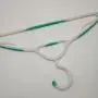 White Plastic Hangers for Clothes - Space Saving Notched Hangers - Durable and Slim - Shoulder Grooves White Plastic Hangers for Clothes - Space Saving Notched Hangers - Durable and Slim - Shoulder Grooves