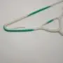 White Plastic Hangers for Clothes - Space Saving Notched Hangers - Durable and Slim - Shoulder Grooves White Plastic Hangers for Clothes - Space Saving Notched Hangers - Durable and Slim - Shoulder Grooves