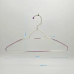 White Plastic Hangers, Plastic Clothes Hangers Ideal for Everyday Standard Use, Clothing Hangers