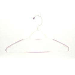 White Plastic Hangers, Plastic Clothes Hangers Ideal for Everyday Standard Use, Clothing Hangers