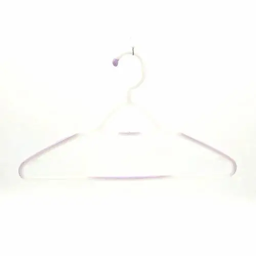 White Plastic Hangers, Plastic Clothes Hangers Ideal for Everyday Standard Use, Clothing Hangers