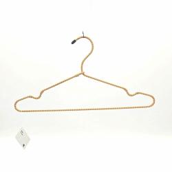 factory space saving metal rope hanger cloth braided cord wire clothes hanger