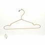 factory space saving metal rope hanger cloth braided cord wire clothes hanger