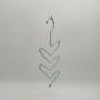 Fashion Design Colored Braided Cord Shirts Clothes Hangers Basic Non Slip Hange