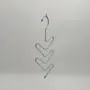 Fashion Design Colored Braided Cord Shirts Clothes Hangers Basic Non Slip Hange
