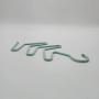 Fashion Design Colored Braided Cord Shirts Clothes Hangers Basic Non Slip Hange