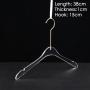 Clothing store hanger wedding dress hanger adult dress transparent crystal seamless clothes hanging high-grade acrylic hanger,length 38cm thickness 1cm golden hook Clothing store hanger wedding dress hanger adult dress transparent crystal seamless clothes hanging high-grade acrylic hanger,length 38cm thickness 1cm golden hook