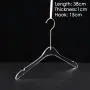 Clothing store hanger wedding dress hanger adult dress transparent crystal seamless clothes hanging high-grade acrylic hanger,length 38cm thickness 1cm golden hook