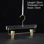 Clothing store hanger wedding dress hanger pants clip adult dress transparent crystal seamless clothes hanging high-grade acrylic pants rack,length 33cm thickness 1cm golden hook golden clip Clothing store hanger wedding dress hanger pants clip adult dress transparent crystal seamless clothes hanging high-grade acrylic pants rack,length 33cm thickness 1cm golden hook golden clip
