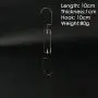 Multifunction Acrylic clothing store hanger clothing Pants rack seamless high-end transparent crystal customized hangers length 10cm thickness 1cm 