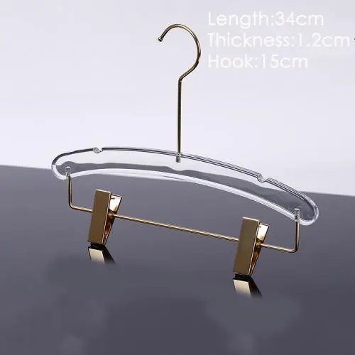 Factory direct sale transparent acrylic crystal hanger plexiglass display stand high-end clothing hanger Factory direct sale transparent acrylic crystal hanger plexiglass display stand high-end clothing hanger