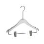 Factory direct sales acrylic transparent hanger 385mm*36mm round head crystal acrylic transparent hanger