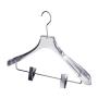 Hotel dedicated transparent crystal hanger crystal transparent clothing hanger wholesale acrylic clothes hanger