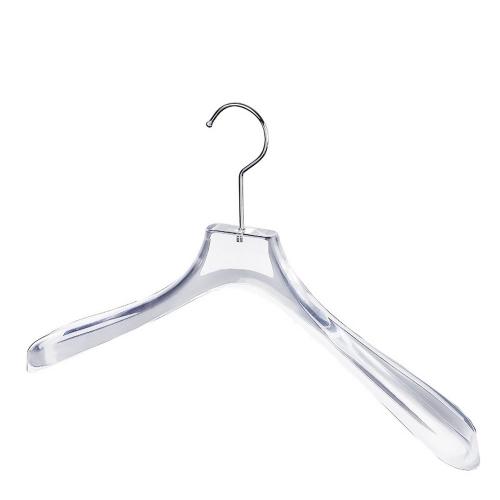 Plastic hardware transparent acrylic hanger plexiglass display stand high-end crystal clothing hanger