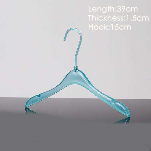 Transparent acrylic crystal hanger plexiglass display stand high-end clothing hanger crystal transparent clothing support