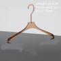 Customized transparent brown crystal hanger high-end clothing brand wedding shop acrylic clothes hanging seamless pants clip hanging support