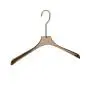 Customized transparent brown crystal hanger high-end clothing brand wedding shop acrylic clothes hanging seamless pants clip hanging support Customized transparent brown crystal hanger high-end clothing brand wedding shop acrylic clothes hanging seamless pants clip hanging support