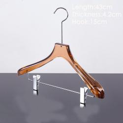 To map processing high-end customized transparent clothes hanger Crystal high-end adult transparent clothes support Acrylic women's clothes hanger