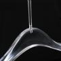 Transparent acrylic crystal hanger plexiglass display rack clothing hanger shopping mall window display hanger