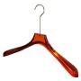 Adult wedding dress transparent crystal hanger High-end clothing hanger Customized transparent amber acrylic hanger