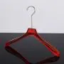 High-end clothing hanger Customized red transparent acrylic hanger Adult wedding dress transparent crystal hanger High-end clothing hanger Customized red transparent acrylic hanger Adult wedding dress transparent crystal hanger