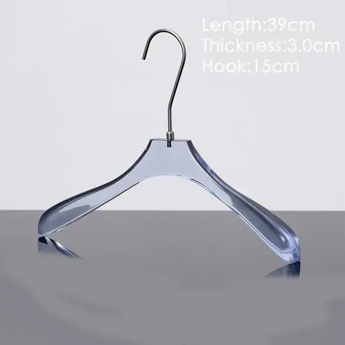 Factory direct sale transparent high-end hanger custom hanging seamless transparent crystal smooth acrylic transparent hanger wholesale Factory direct sale transparent high-end hanger custom hanging seamless transparent crystal smooth acrylic transparent hanger wholesale