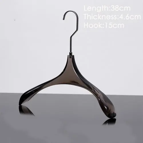 Factory direct sale transparent crystal hanger plexiglass acrylic display stand high-end clothing brand hanger wholesale Factory direct sale transparent crystal hanger plexiglass acrylic display stand high-end clothing brand hanger wholesale