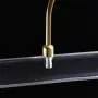 Plastic hardware transparent acrylic crystal hanger plexiglass clothing rack high-end crystal clothing hanger wholesale