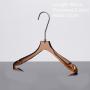 New tea transparent color crystal hanger seamless and transparent clothing store clothing men and women clothing display hangers