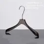Factory direct clothing store display hanger crystal transparent acrylic seamless trouser clip bridal shop clothes hook custom Factory direct clothing store display hanger crystal transparent acrylic seamless trouser clip bridal shop clothes hook custom