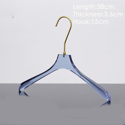 Window display transparent acrylic crystal hangers, wholesale clothing brand hangers, mass customization