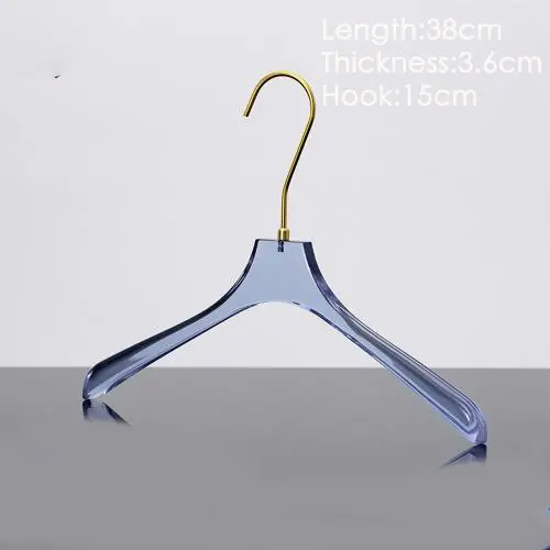 Window display transparent acrylic crystal hangers, wholesale clothing brand hangers, mass customization Window display transparent acrylic crystal hangers, wholesale clothing brand hangers, mass customization