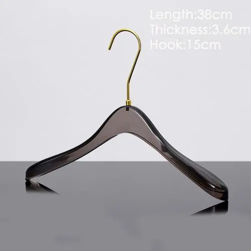 Factory direct sale transparent acrylic crystal hanger plexiglass display stand wholesale clothing brand hanger Factory direct sale transparent acrylic crystal hanger plexiglass display stand wholesale clothing brand hanger