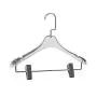 Plastic hardware transparent acrylic hanger children's clothing plexiglass display stand high-end crystal clothing hanger wholesale