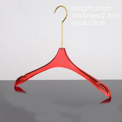 Plexiglass high-end hanger custom production factory direct sale high-end clothing hanger acrylic crystal hanger