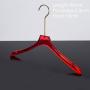 Transparent red clothing hanger Transparent crystal hanger for wedding dress Wholesale acrylic clothes hanger