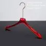 Transparent red clothing hanger Transparent crystal hanger for wedding dress Wholesale acrylic clothes hanger