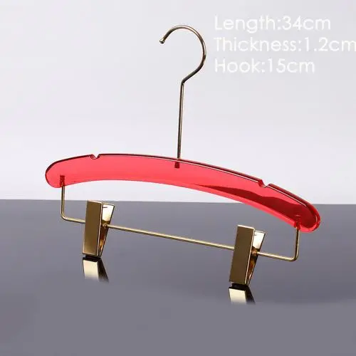 Acrylic pants hanger Transparent acrylic crystal hanger Plexiglass display stand High-end clothing hanger Acrylic pants hanger Transparent acrylic crystal hanger Plexiglass display stand High-end clothing hanger