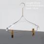 Factory direct sale crystal transparent clothing hanger acrylic transparent color hanger with clip can be customized Factory direct sale crystal transparent clothing hanger acrylic transparent color hanger with clip can be customized