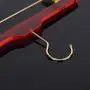Custom-made transparent red clothing hanger Hotel special transparent crystal hanger Wholesale acrylic clothes hanger Custom-made transparent red clothing hanger Hotel special transparent crystal hanger Wholesale acrylic clothes hanger