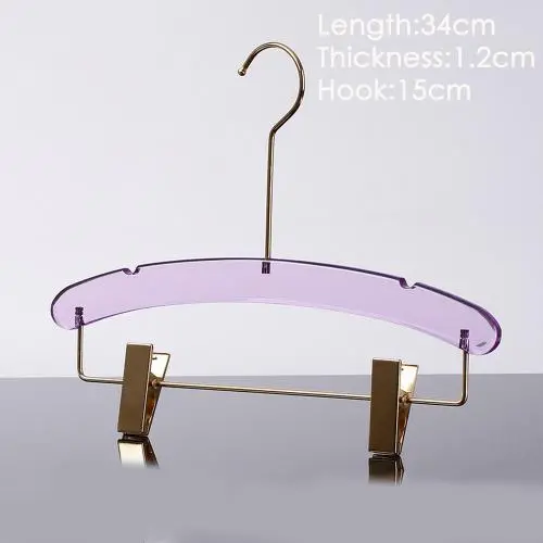 Manufacturers supply transparent acrylic crystal hangers plexiglass display racks clothing hangers wholesale